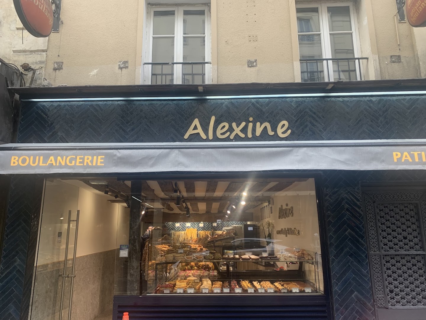 Boulangerie Alexine vitrine